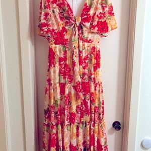 Flying Tomato garden cut out dress